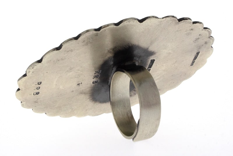 Natural Sonoran Gold Turquoise Statement Ring