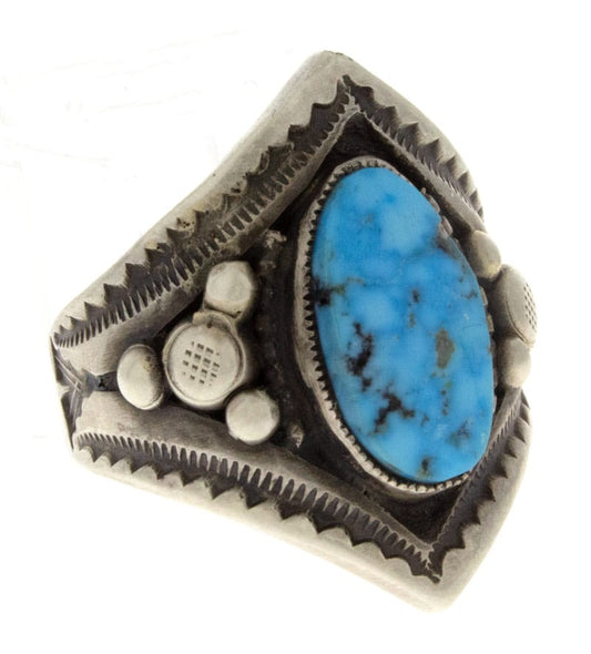 Natural Kingman Turquoise Ring
