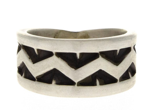 Sterling Silver Wide Band Ring