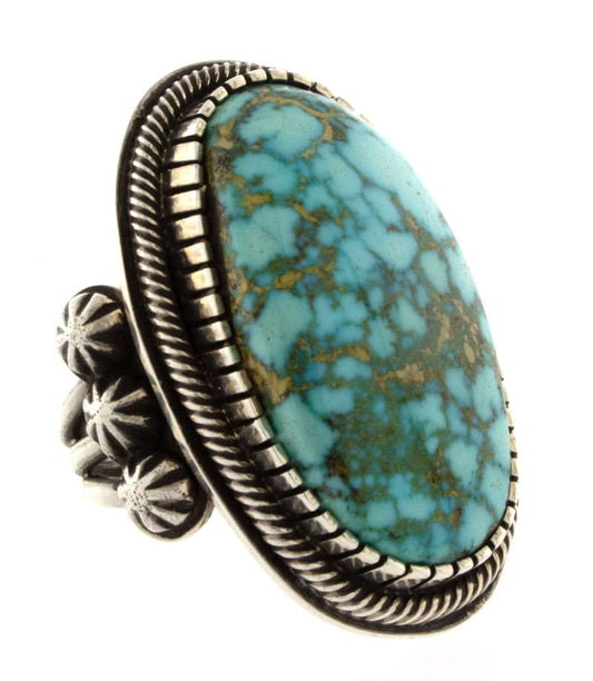 Natural Turquoise Mountain Turquoise Ring