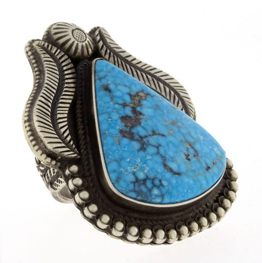 Natural Kingman Turquoise Statement Ring