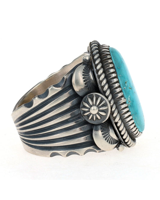 Natural Morenci Turquoise Ring