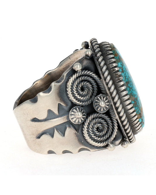 Natural Morenci Turquoise Ring