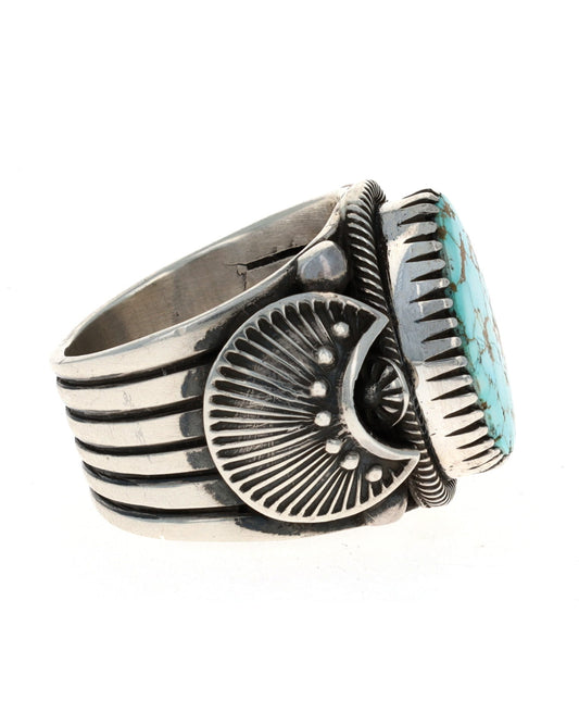 Natural #8 Turquoise Ring