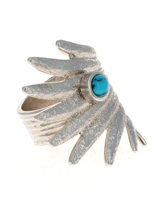 Tufa Cast Eagle Wing Ring