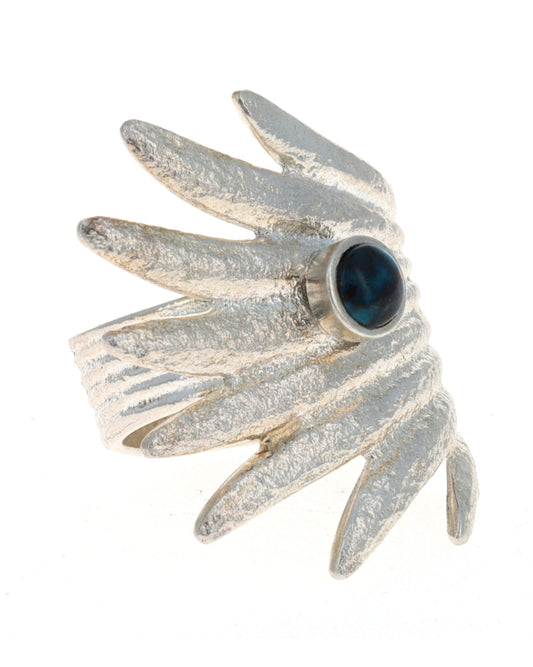 Tufa Cast Eagle Wing Ring