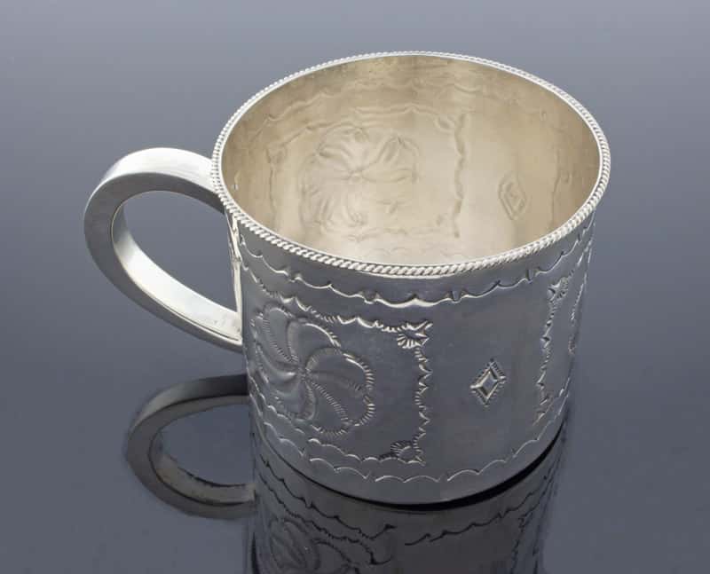 Gobelet en argent sterling massif
