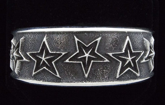 Tufa Cast Sterling Silver Star Bracelet