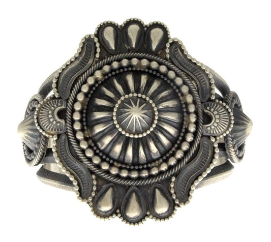 Sterling Silber Concho Stil Armband