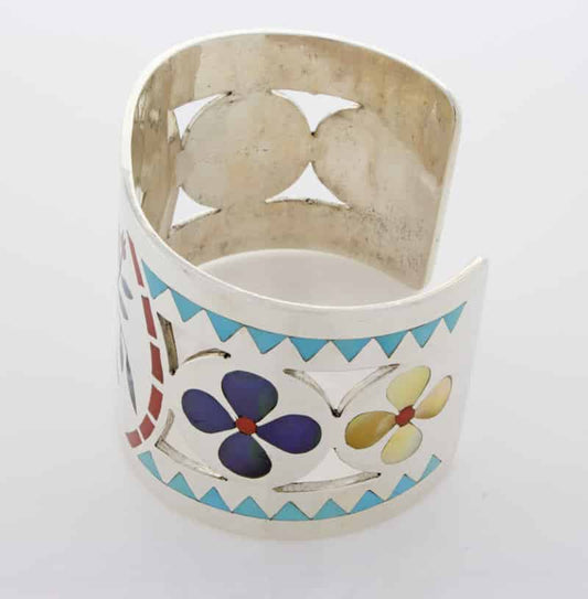 Multi-Stone Inlay Cardinal Bracelet