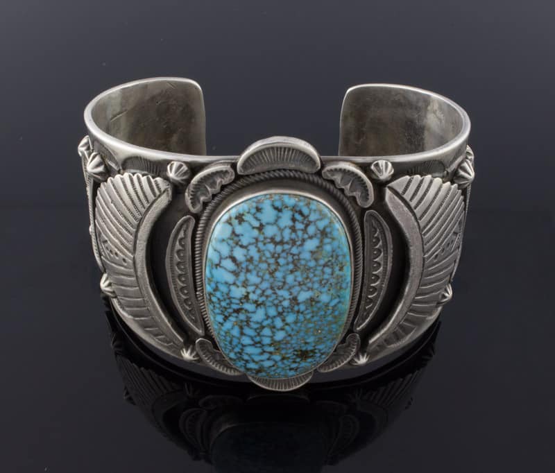 Natural Birdseye Kingman Turquoise Bracelet