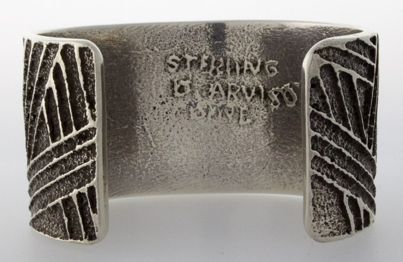 Bracciale a fila di 5 pietre in Tufa Stone con Turchese di Kingman
