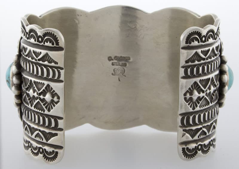 Natural Persian Turquoise 7-Stone Bracelet