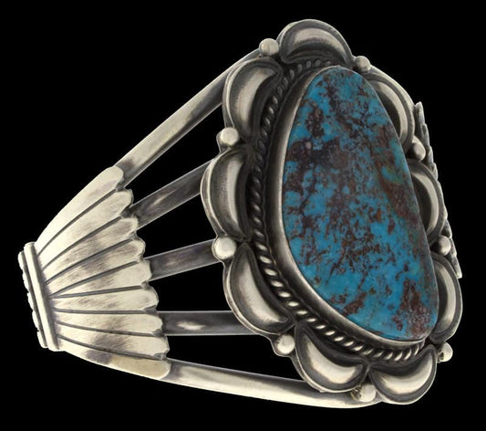 Bracelet en turquoise naturelle de Bisbee