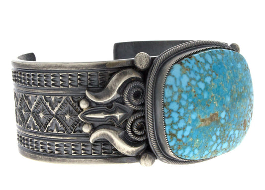 Natural Birdseye Kingman Turquoise Bracelet