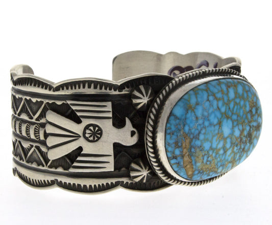 Bracelet en turquoise Kingman Birdseye naturel