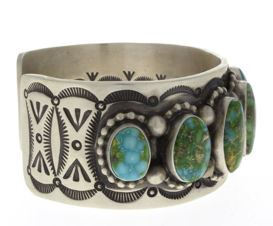 Sonoran Gold Turquoise 9-Stone Row Bracelet