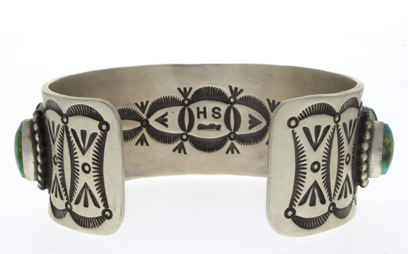 Sonoran Gold Turquoise 9-Stone Row Bracelet