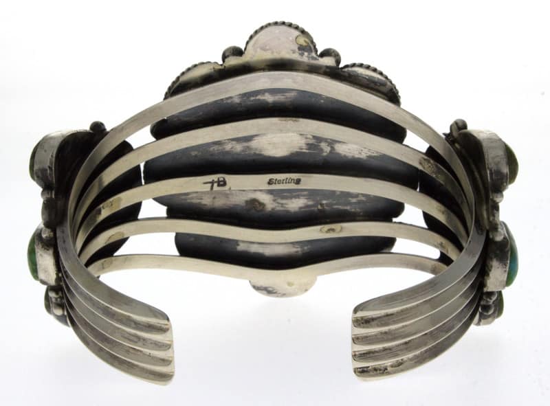 Bracelet en cluster de turquoise or de Sonora