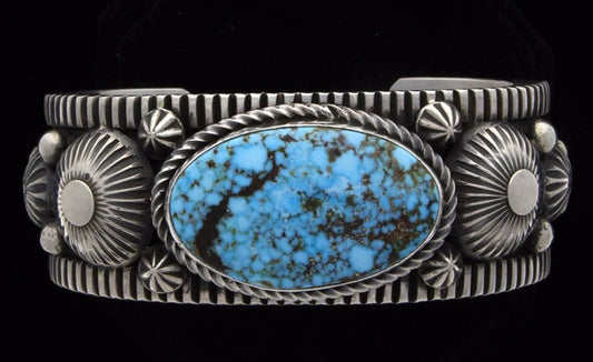 Natürlicher Kingman-Turquoise-Armband