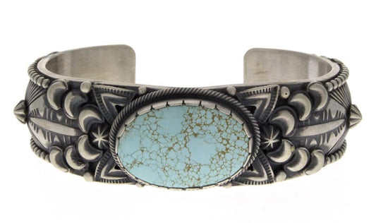 Bracelet en turquoise naturelle #8