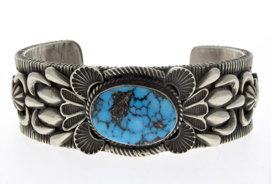 Navajo Natural Bisbee Turquoise Bracelet