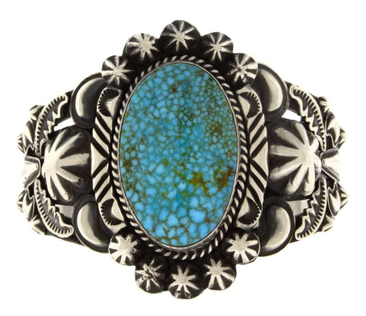 Natural Birdseye Kingman Turquoise Bracelet