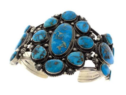 Bracciale a grappolo in turchese Sonoran Rose