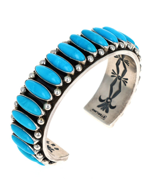Natürlicher Sleeping Beauty Türkis Reihenarmband