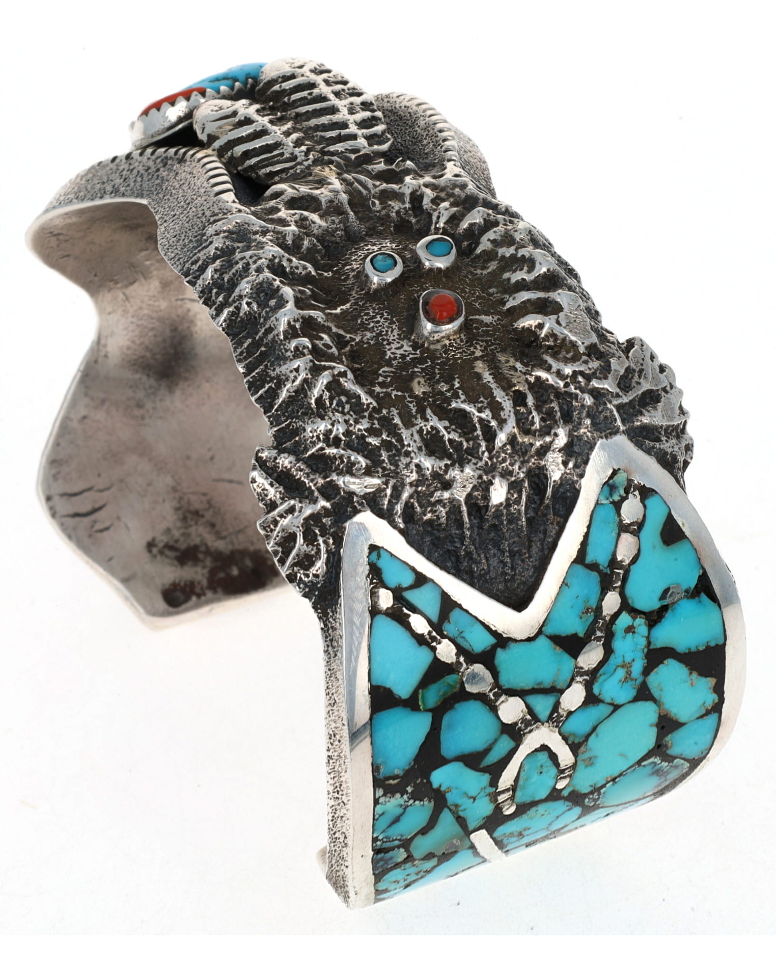 Tufa Cast Yei Bi Chei Bracelet - $1,525 - STB#1888 - SilverTQ