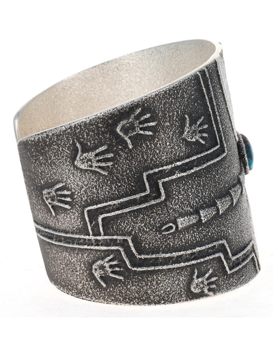 Dragon Fly Bracelet With High Grade Natural Bisbee Turquoise