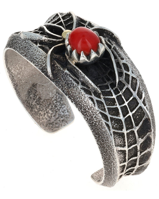 Spider On Web Bracelet