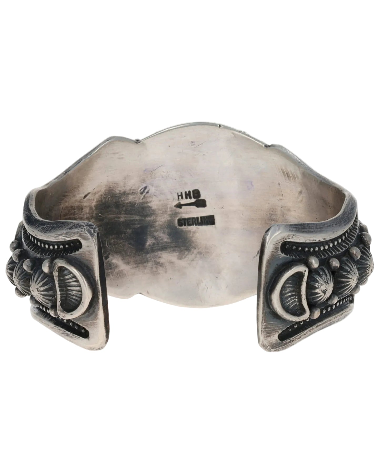 High Grade Natural Kingman Black Web Turquoise Bracelet