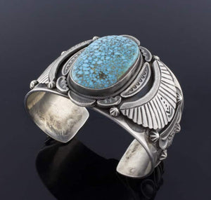Natural Birdseye Kingman Turquoise Bracelet