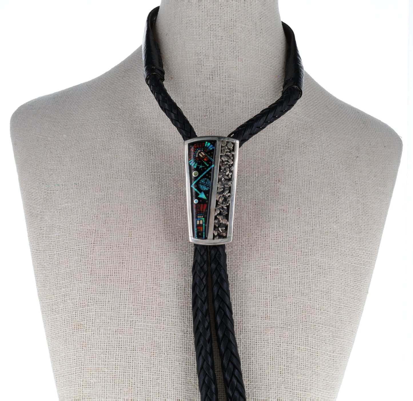 マルチストーンマイクロインレイボロタイ