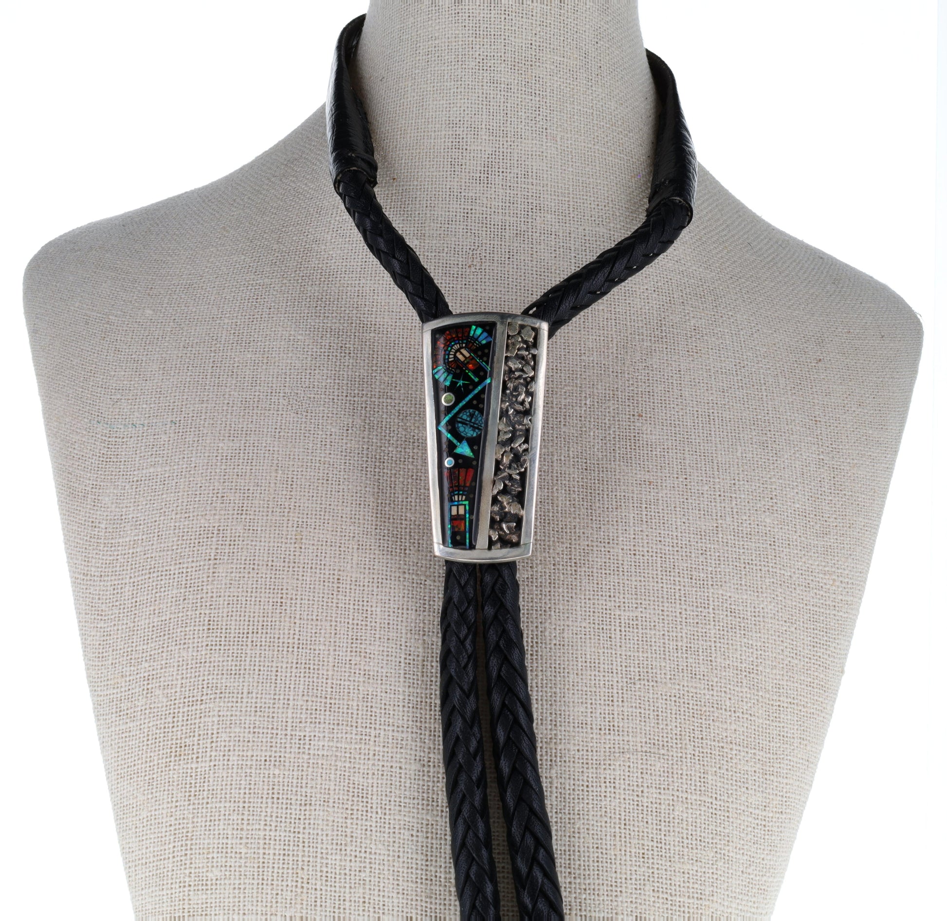 マルチストーンマイクロインレイボロタイ