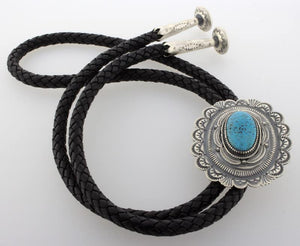 Natürlicher Kingman-Turquoise Bolo-Tie