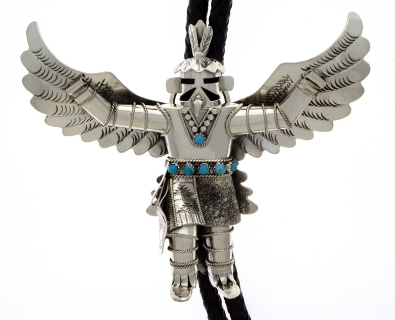 Native American Eagle Dancer Bolo Ties