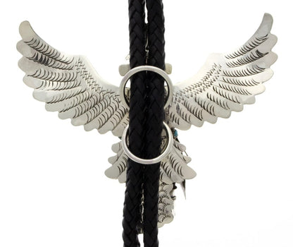 Sterling Silver Eagle Dancer Kachina Bolo Tie