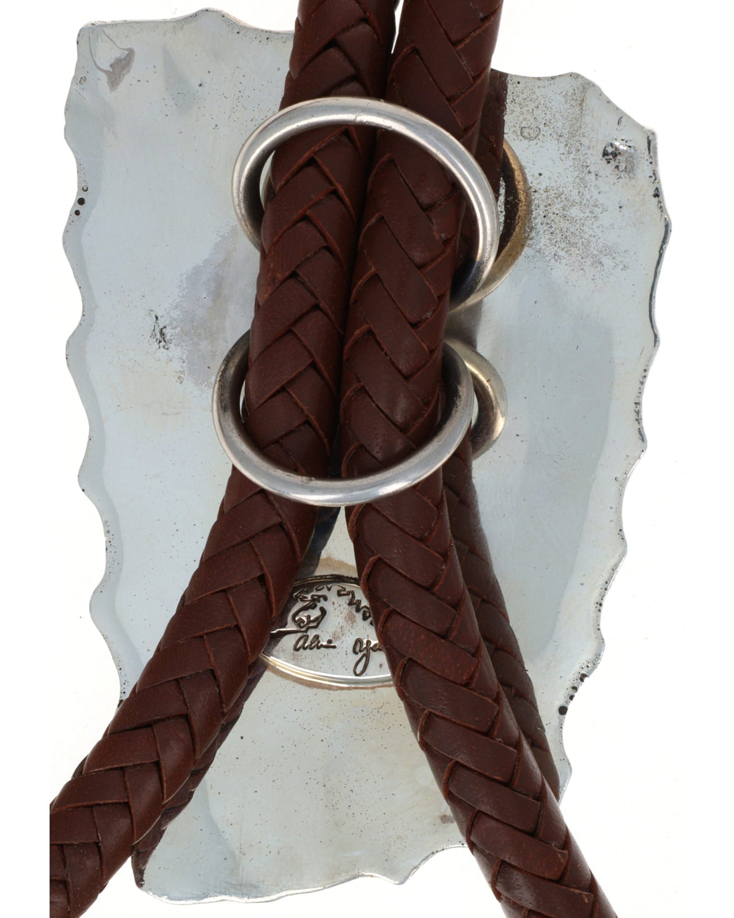 Multi-Stone Raised Micro Inlay Bolo Tie