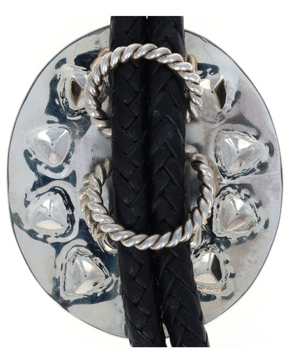Multi-Stone Raised Micro Inlay Bolo Tie