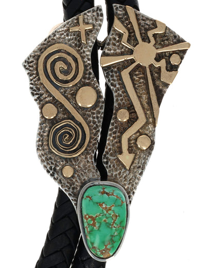 Multi-Stone Double Bolo Tie