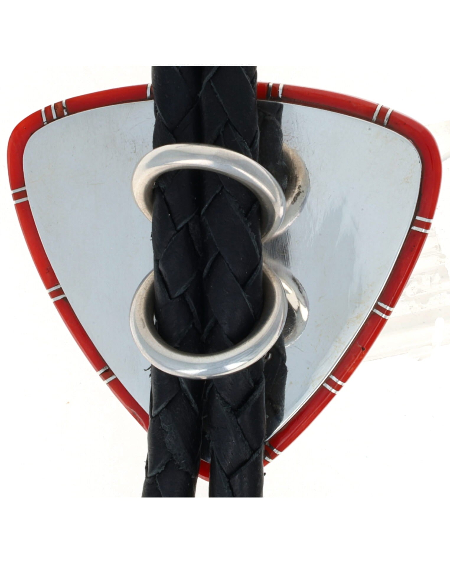 Sterling Silver Overlay Bolo Tie