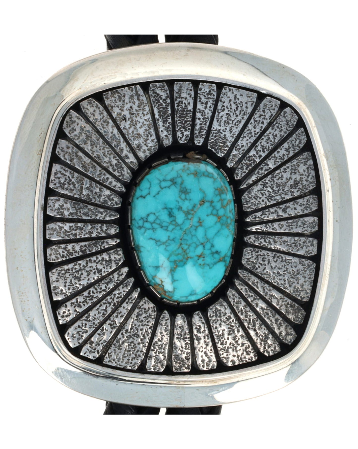 Natural Kingman Turquoise Bolo Tie