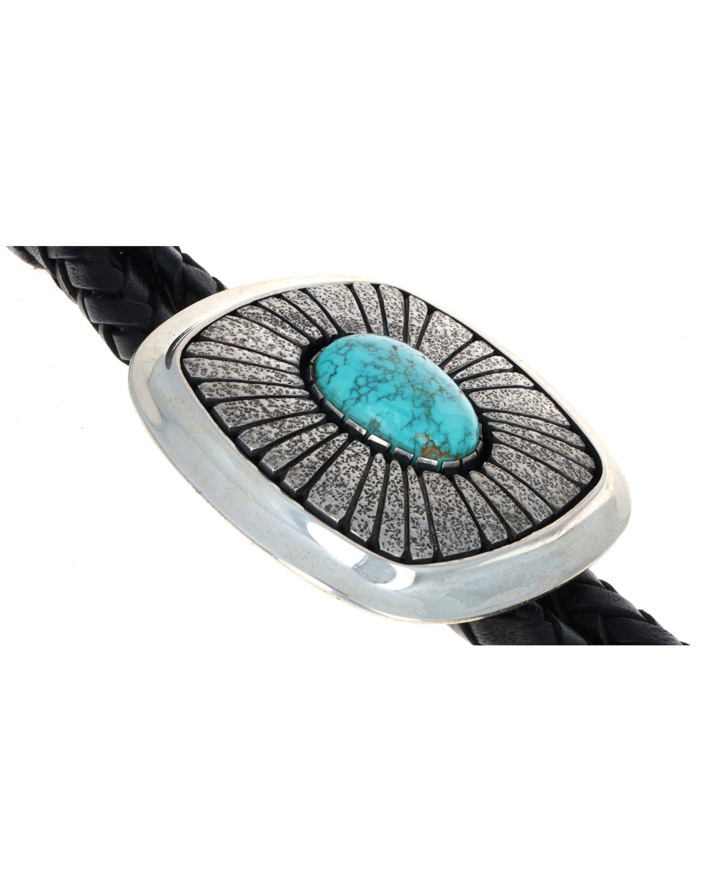 Natural Kingman Turquoise Bolo Tie