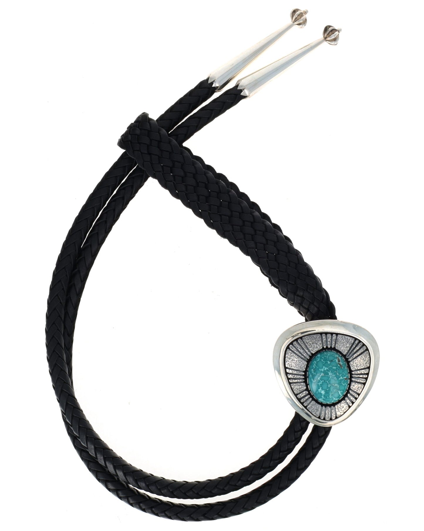 Natural Fox Turquoise Bolo Tie