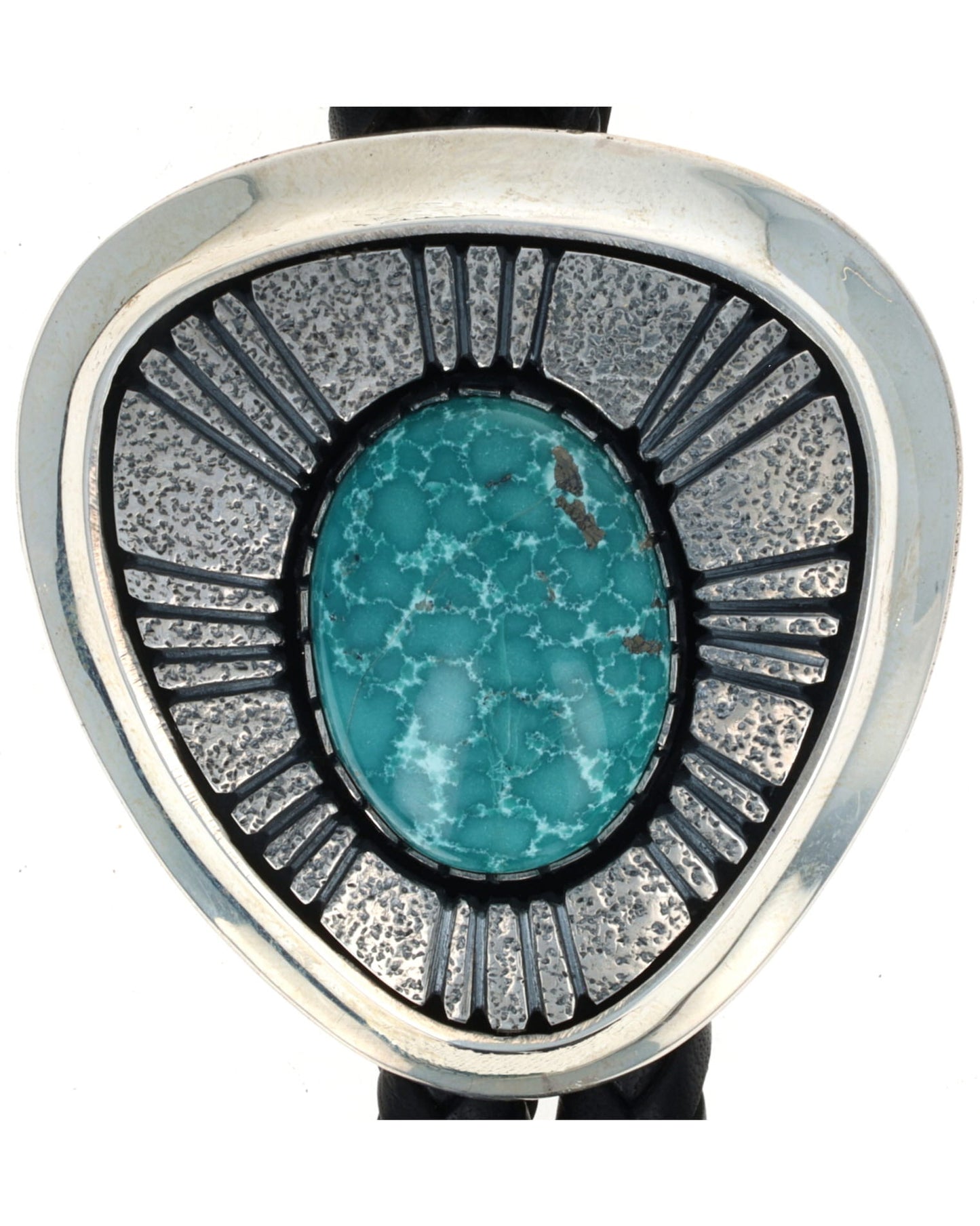 Natural Fox Turquoise Bolo Tie
