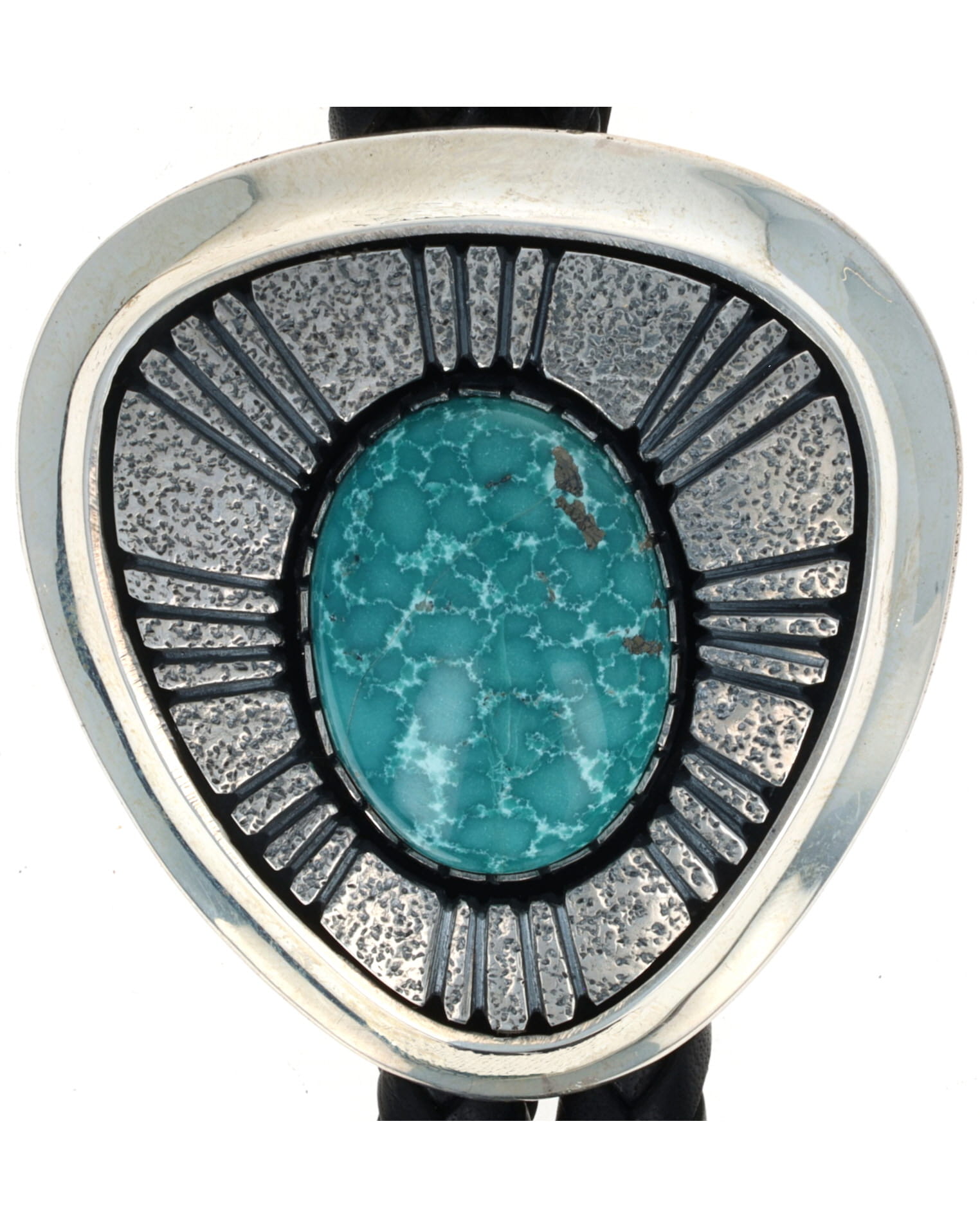 Natural Fox Turquoise Bolo Tie