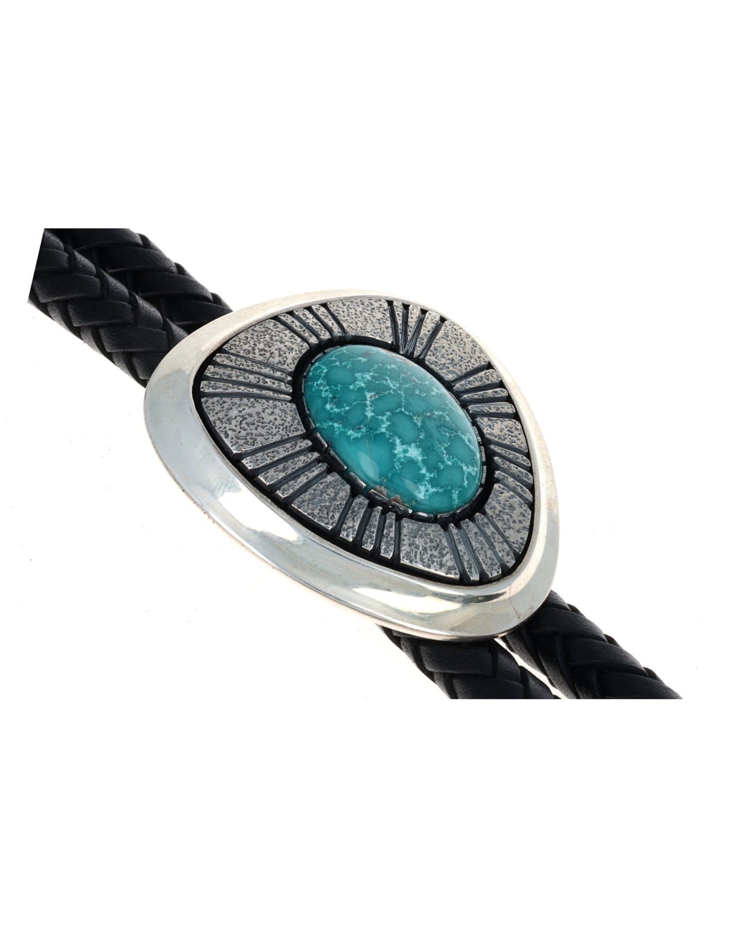 Natural Fox Turquoise Bolo Tie