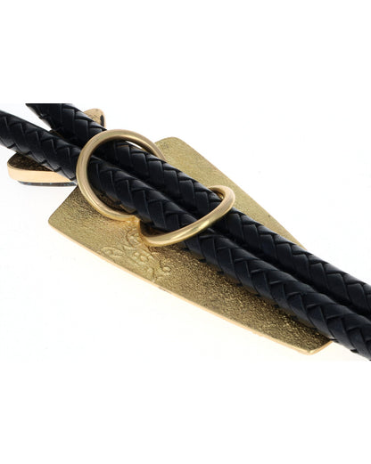 18K Gold Navajo Maiden Figure Bolo Tie